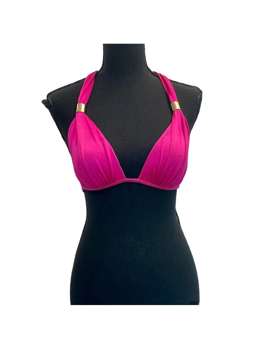 Victoria’s secret hot neon pink push-up bikini top Sz S
